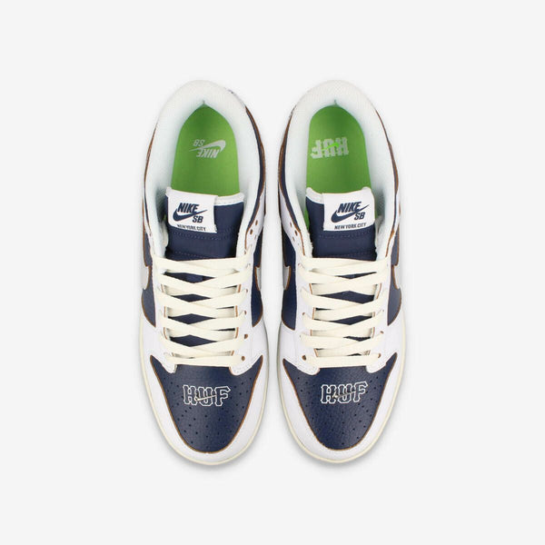 NIKE SB DUNK LOW PRO QS WHITE/NAVY 【HUF】【NEW YORK CITY】