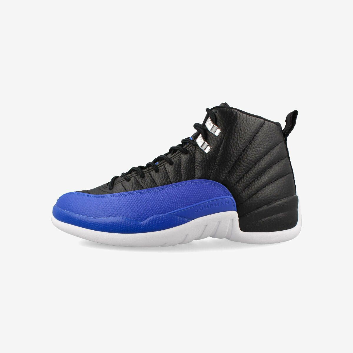 NIKE WMNS AIR JORDAN 12 RETRO BLACK/HYPER ROYAL/METALLIC SILVER/WHITE