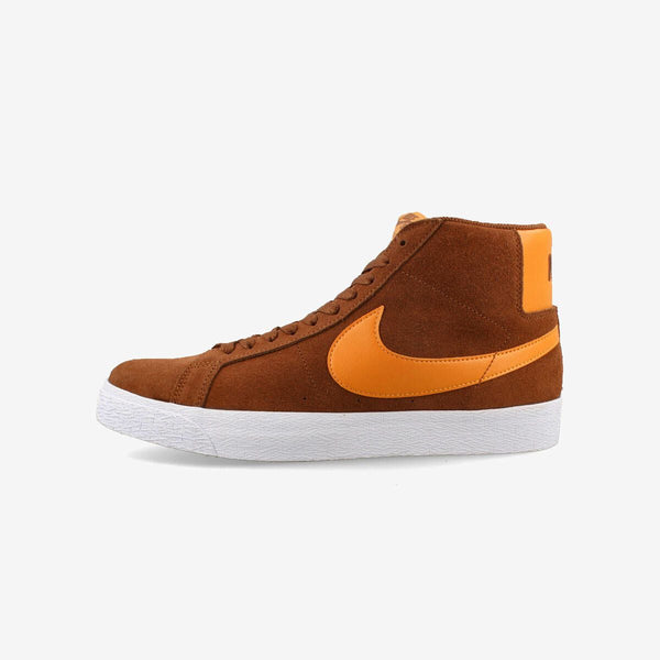 NIKE SB BLAZER ZOOM MID PECAN/LIGHT CURRY/WHITE