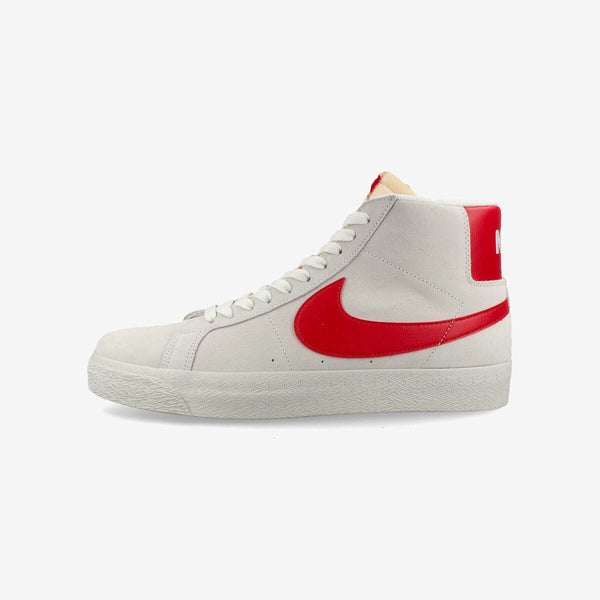 NIKE SB BLAZER ZOOM MID SUMMIT WHITE/UNIVERSITY RED