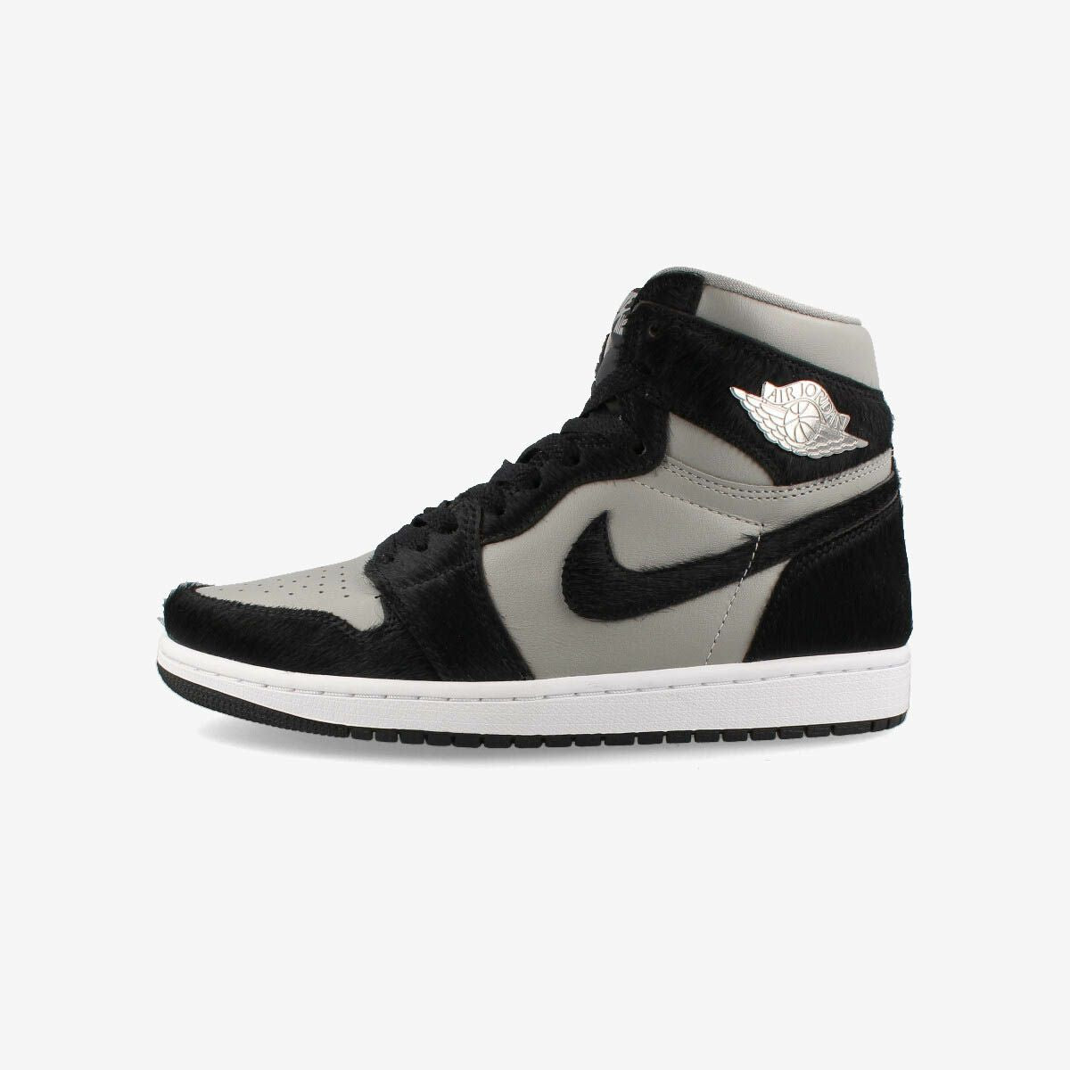 NIKE WMNS AIR JORDAN 1 RETRO HIGH OG MEDIUM GRAY/BLACK/WHITE [TWIST 2.0]