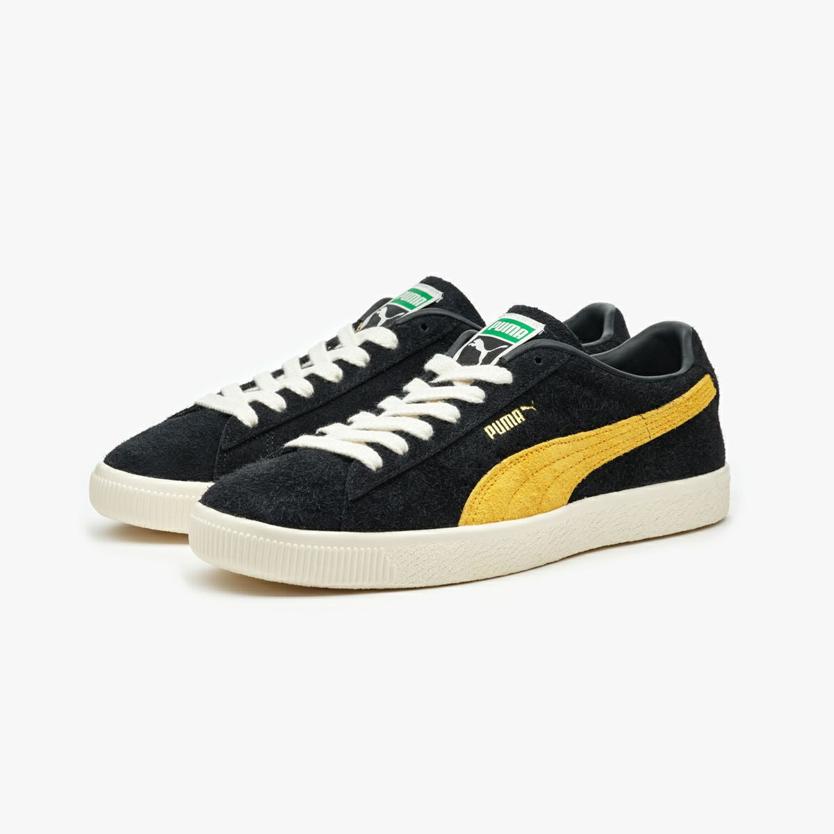 PUMA SUEDE VTG HAIRY SUEDE BLACK/MUSTARD SEED