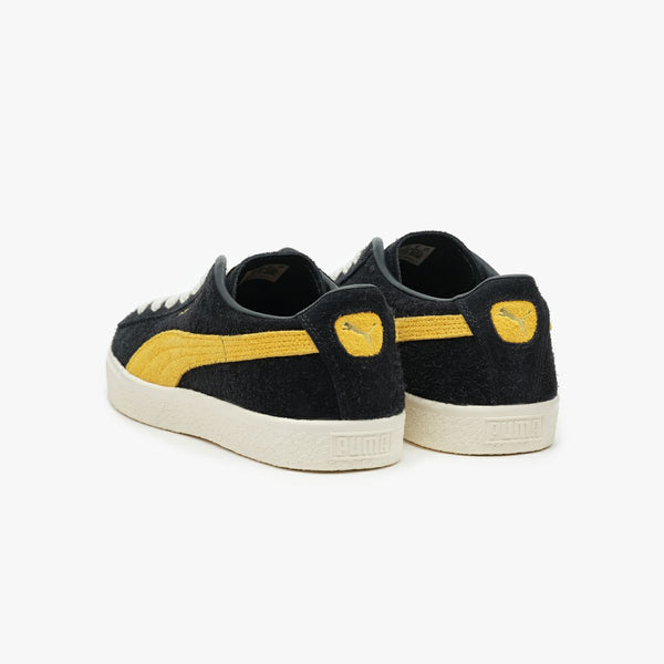 PUMA SUEDE VTG HAIRY SUEDE BLACK/MUSTARD SEED 385698-06 – KICKS LAB.