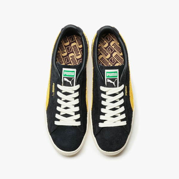 PUMA SUEDE VTG HAIRY SUEDE BLACK/MUSTARD SEED -KICKS LAB. EXCLUSIVE-