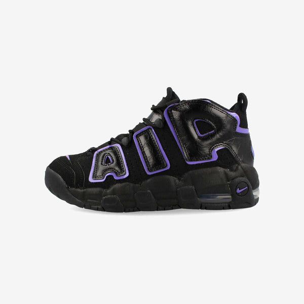 NIKE AIR MORE UPTEMPO GS BLACK/ACTION GRAPE/WHITE/METALLIC