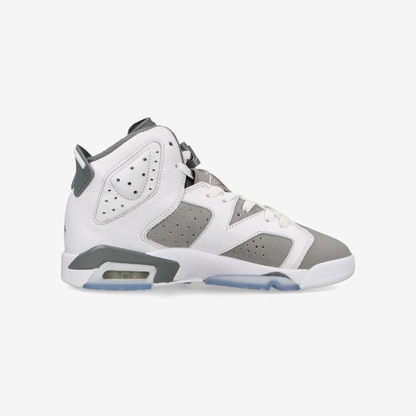 NIKE AIR JORDAN 6 RETRO GS WHITE/MEDIUM GREY/COOL GREY 【COOL GREY】