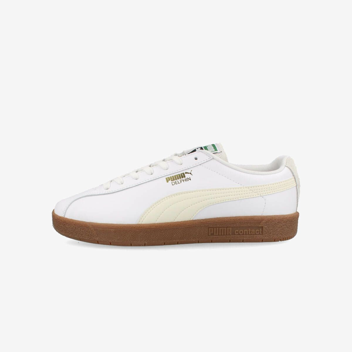 PUMA DELPHIN LEATHER WHITE/PRISTINE – KICKS LAB.