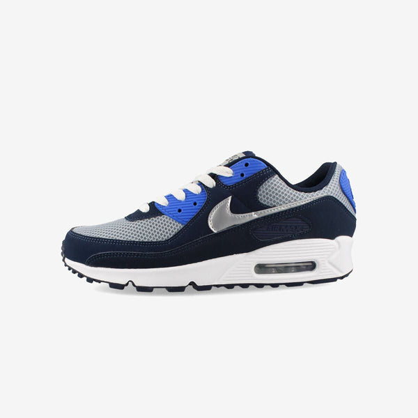 NIKE AIR MAX 90 SE MIDNIGHT NAVY/METALLIC PLATINUM/OBSIDIAN