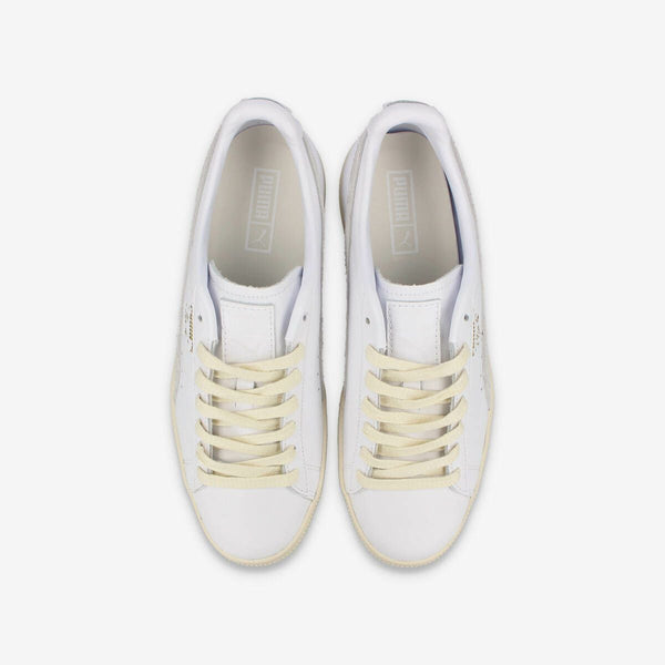 PUMA CLYDE BASE WHITE/FROSTED IVORY/TEAM GOLD