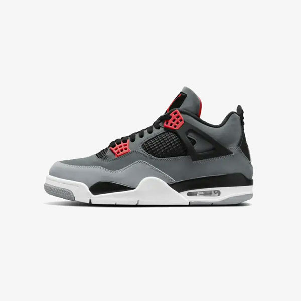 NIKE AIR JORDAN 4 RETRO DARK GRAY/INFRARED 23/BLACK/CEMENT GRAY