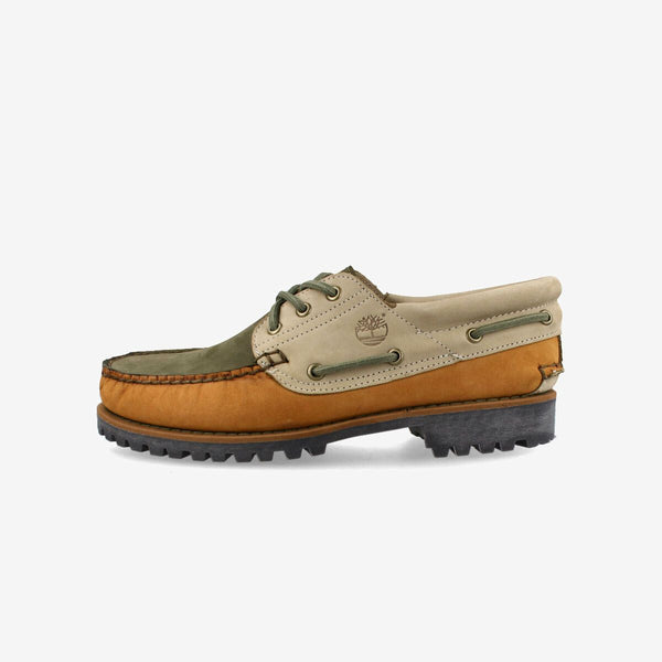 TIMBERLAND AUTHENTICS 3EYE CLASSIC LUG WHEAT NUBUCK/GREEN