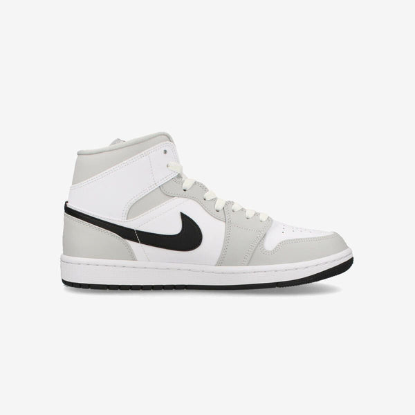 NIKE WMNS AIR JORDAN 1 MID GREY FOG/BLACK/WHITE