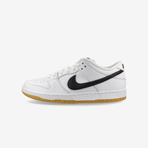 NIKE SB DUNK LOW PRO WHITE/BLACK/WHITE/GUM LIGHT BROWN cd2563-101 ...