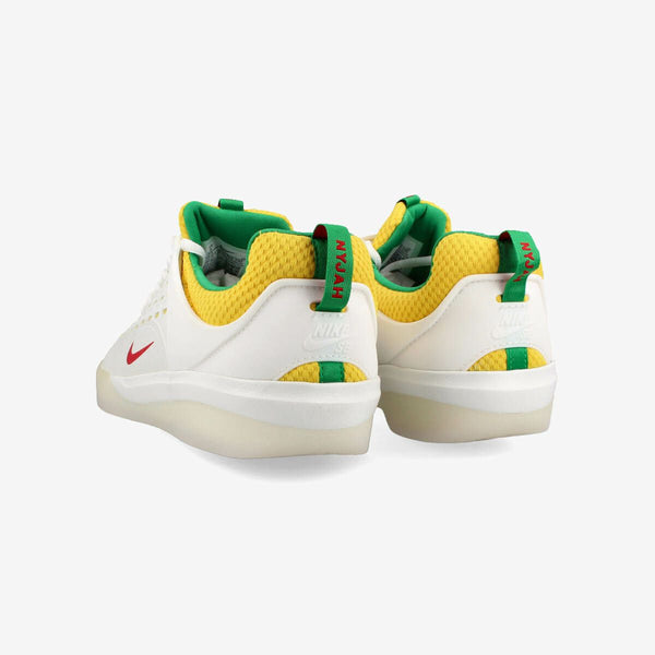 NIKE SB ZOOM NYJAH 3 PREMIUM SUMMIT WHITE/TOUR YELLOW/LUCKY GREEN/BLACK