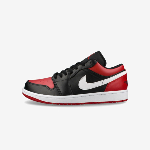 NIKE AIR JORDAN 1 LOW BLACK/GYM RED/WHITE