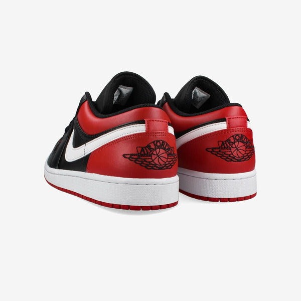 NIKE AIR JORDAN 1 LOW BLACK/GYM RED/WHITE