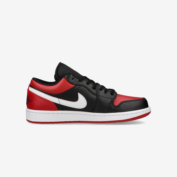 NIKE AIR JORDAN 1 LOW BLACK/GYM RED/WHITE