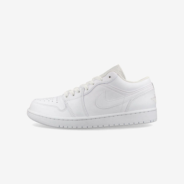 NIKE AIR JORDAN 1 LOW WHITE/WHITE 553558-136