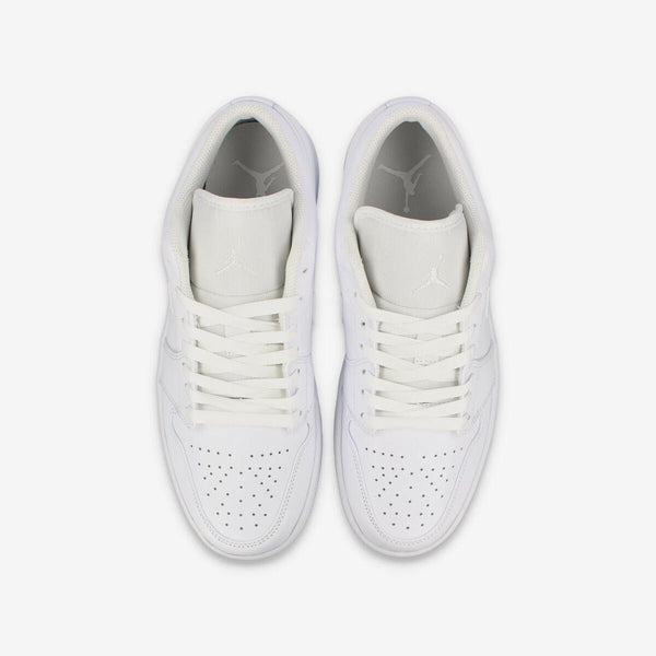 NIKE AIR JORDAN 1 LOW WHITE/WHITE 553558-136