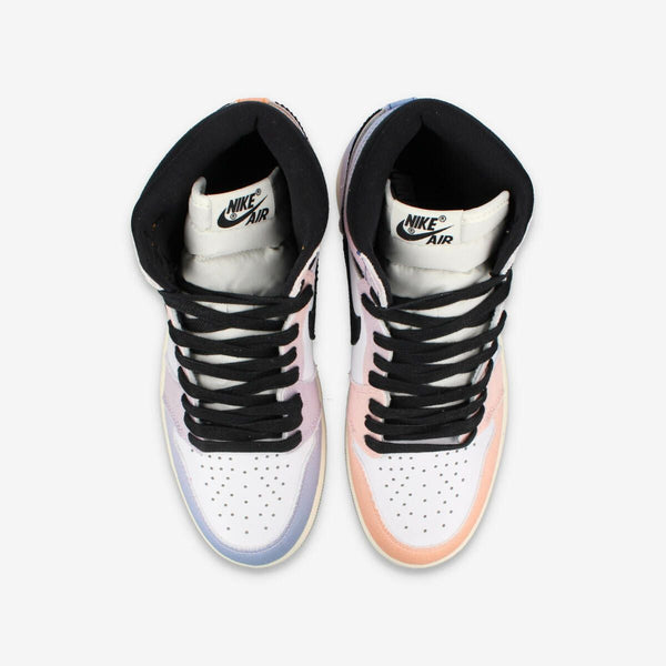 NIKE AIR JORDAN 1 RETRO HIGH OG CRAFT VIVID ORANGE/BLACK/ICED LILAC/TRUE BLUE