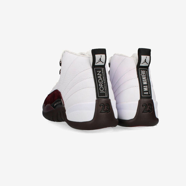 NIKE WMNS AIR JORDAN 12 RETRO SP WHITE/BLACK/BURGUNDY CRUSH