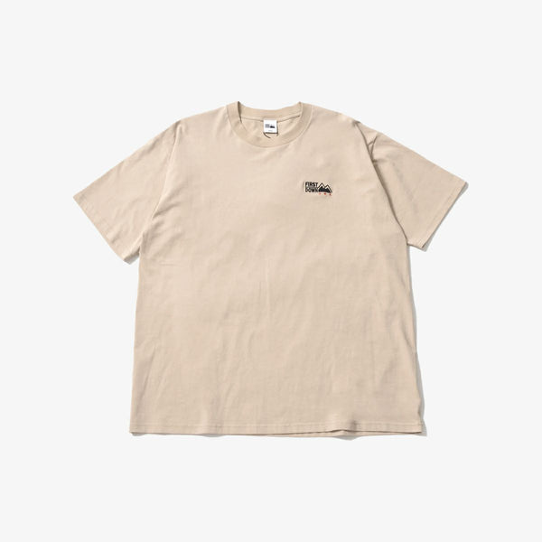 FIRST DOWN LOGO S/S TEE COTTON JERSEY