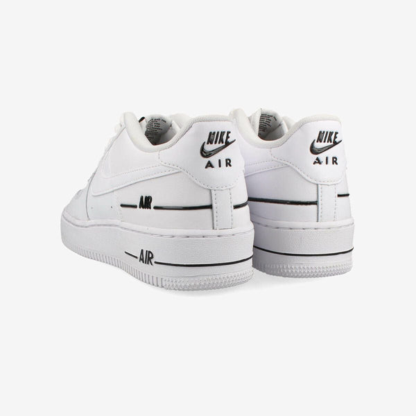 NIKE AIR FORCE 1 LV8 3GS WHITE/BLACK/WHITE