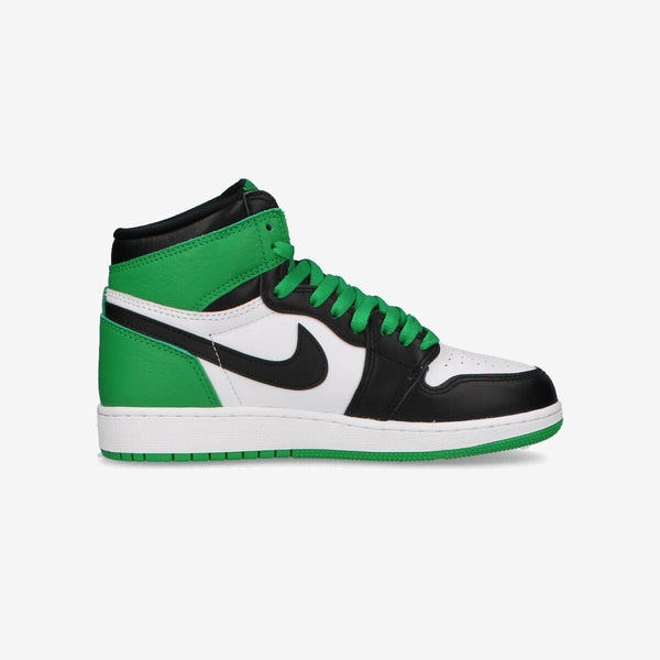 NIKE AIR JORDAN 1 HIGH OG GS BLACK/LUCKY GREEN/WHITE