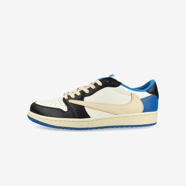 NIKE AIR JORDAN 1 LOW OG SP SAIL/MILITARY BLUE/BLACK/MUSLINE 【TRAVIS SCOTT × FRAGMENT】