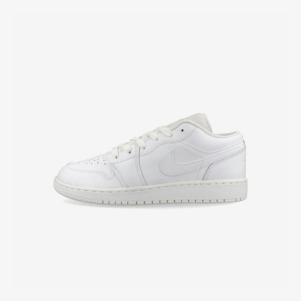 NIKE AIR JORDAN 1 LOW GS WHITE/WHITE/WHITE