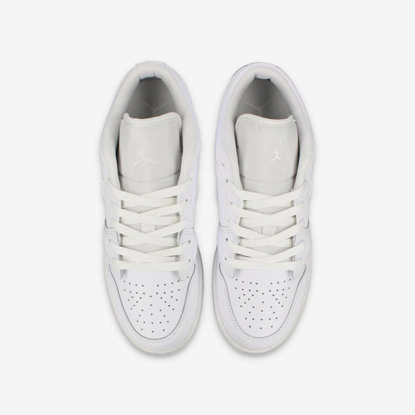 NIKE AIR JORDAN 1 LOW GS WHITE/WHITE/WHITE