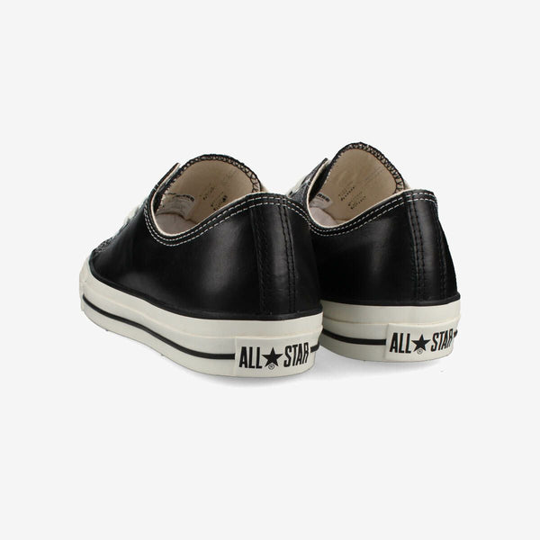 CONVERSE ALL STAR (R) 올리브 그린 가죽 OX 블랙