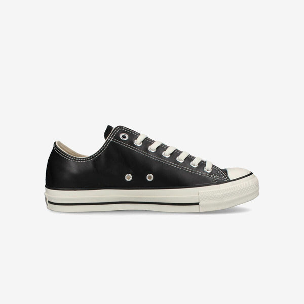 CONVERSE ALL STAR (R) 올리브 그린 가죽 OX 블랙