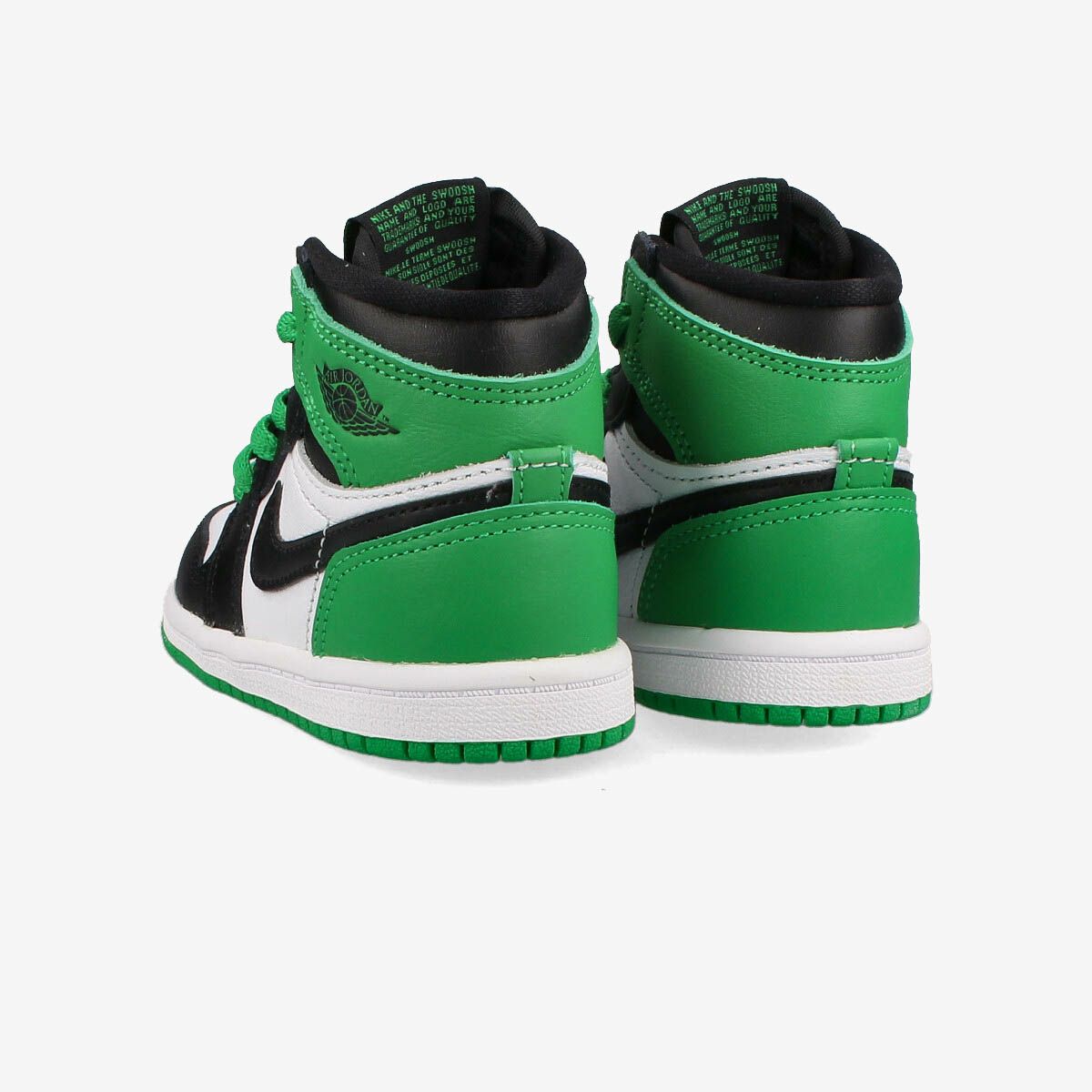 NIKE AIR JORDAN 1 RETRO HIGH OG TD BLACK/LUCKY GREEN/WHITE