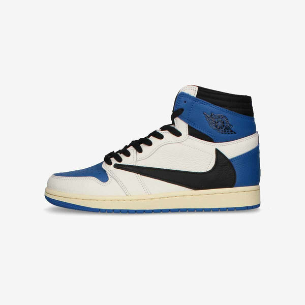 NIKE AIR JORDAN 1 RETRO HIGH 【TRAVIS SCOTT】 SAIL/BLACK/MILITARY BLUE