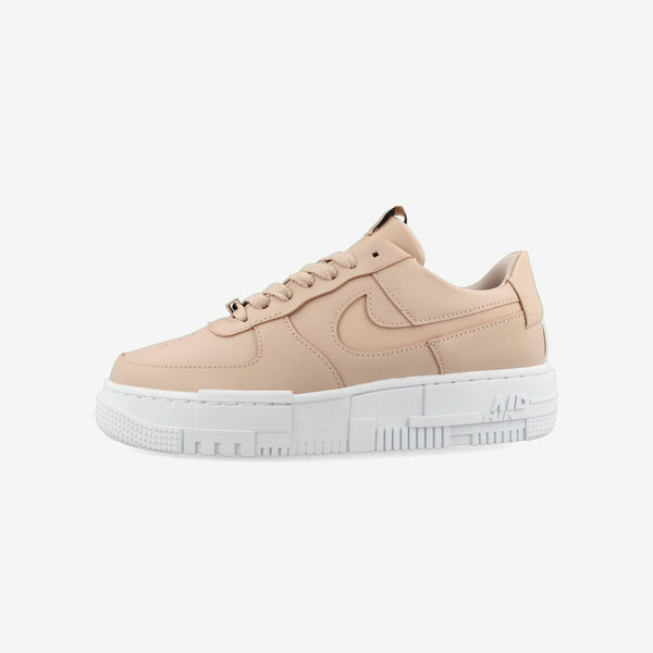 NIKE WMNS AIR FORCE 1 PIXCEL PARTICLE BEIGE PARTICLE BEIGE BLACK