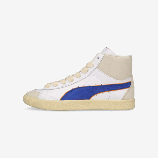 PUMA CLYDE MID BBALL RHUIGI WHITE/ROYAL SAPPHIRE