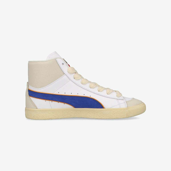 PUMA CLYDE MID BBALL RHUIGI WHITE/ROYAL SAPPHIRE