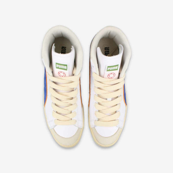 PUMA CLYDE MID BBALL RHUIGI WHITE/ROYAL SAPPHIRE