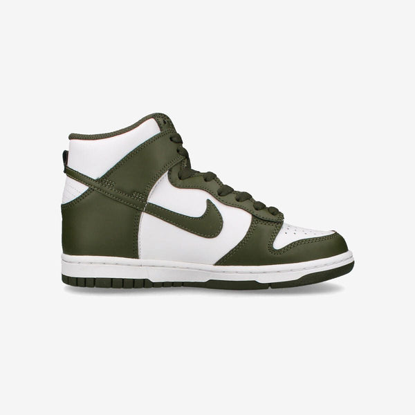 NIKE DUNK HIGH GS WHITE/CARGO KHAKI