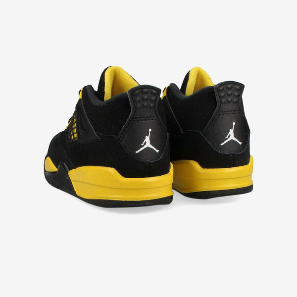 NIKE AIR JORDAN 4 RETRO TD 【THUNDER】 BLACK/WHITE/TOUR YELLOW