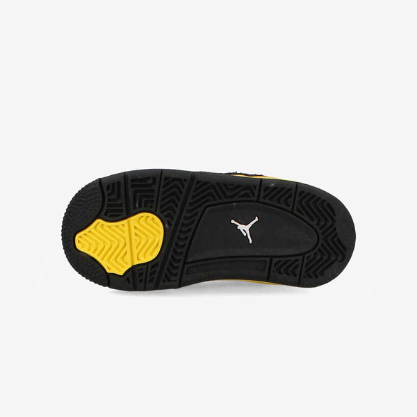 NIKE AIR JORDAN 4 RETRO TD 【THUNDER】 BLACK/WHITE/TOUR YELLOW