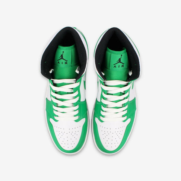 NIKE AIR JORDAN 1 MID LUCKY GREEN/BLACK/WHITE