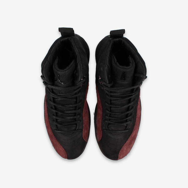 NIKE WMNS AIR JORDAN 12 RETRO SP BLACK/BLACK/BURGUNDY CRUSH