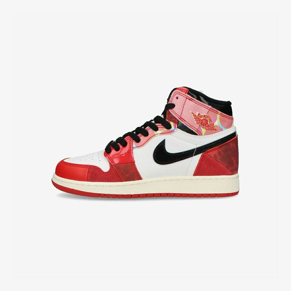 NIKE AIR JORDAN 1 RETRO HIGH OG SP GS 【SPIDER】 UNIVERSITY RED/BLACK/SUMMIT WHITE