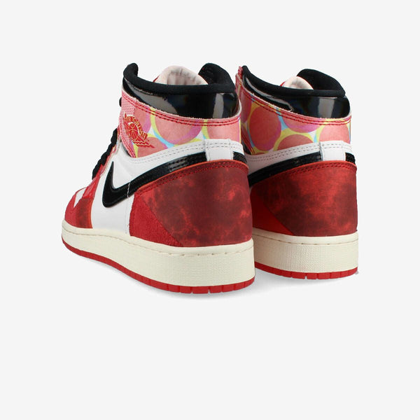 NIKE AIR JORDAN 1 RETRO HIGH OG SP GS 【SPIDER】 UNIVERSITY RED/BLACK/SUMMIT WHITE