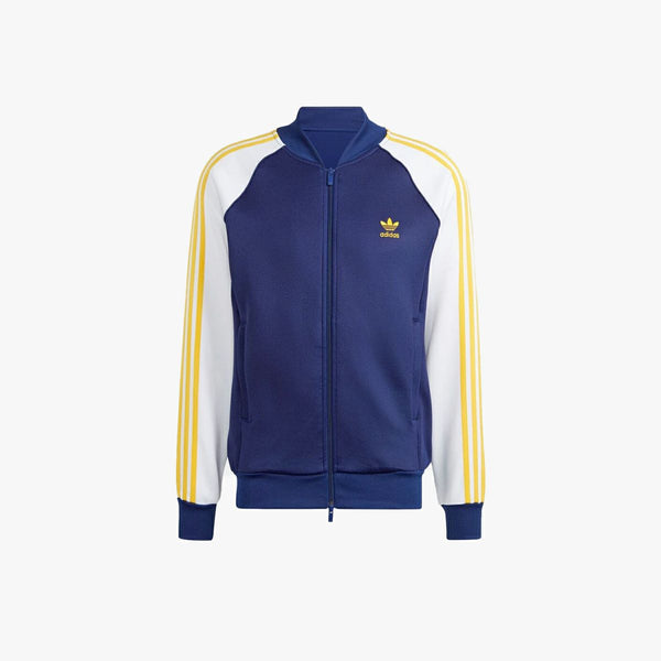 adidas CL+ SST TRACK TOP DARK BLUE/CREW YELLOW/WHITE