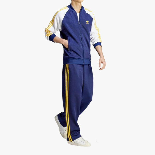 adidas CL+ SST TRACK TOP DARK BLUE/CREW YELLOW/WHITE