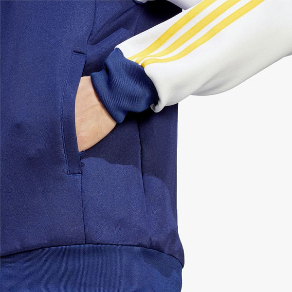 adidas CL+ SST TRACK TOP DARK BLUE/CREW YELLOW/WHITE