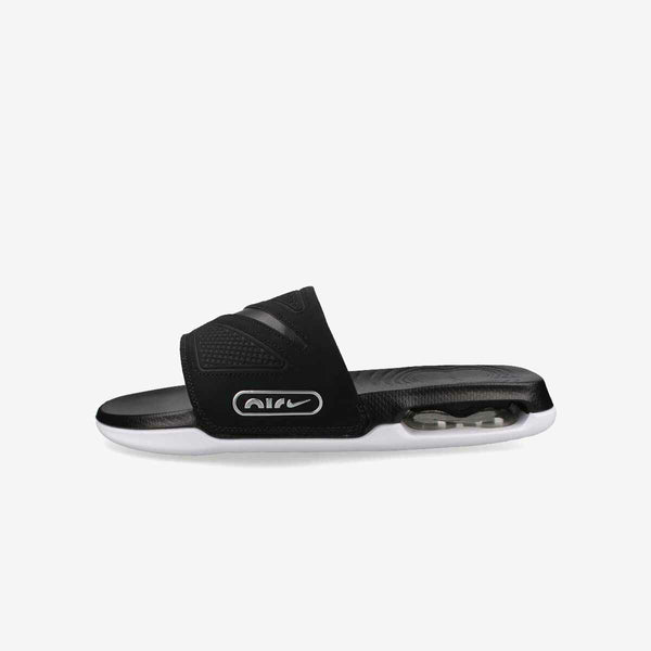 NIKE AIR MAX CIRRO SLIDE BLACK/BLACK/MTLC SILVER/WHITE